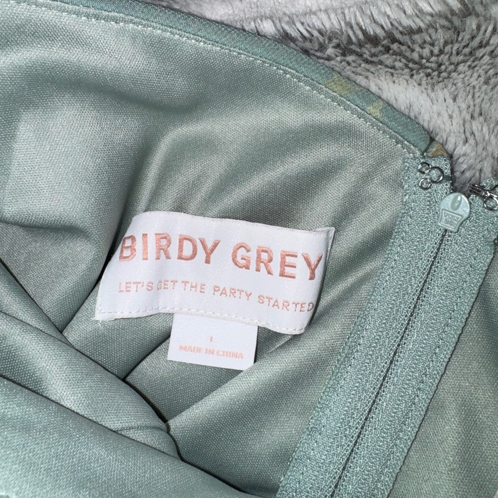 Worn once briefly - Birdy Grey “Le Fleur” Floral Green Bridesmaids Dress - Picture 8 of 8